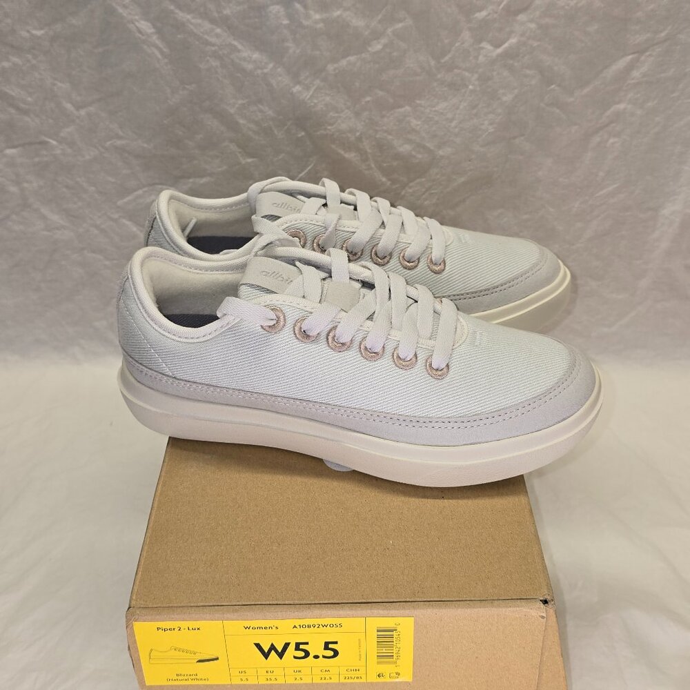 Allbirds Piper 2 Lux in Blizzard (Natural White), Women's Size 5.5, New in Box